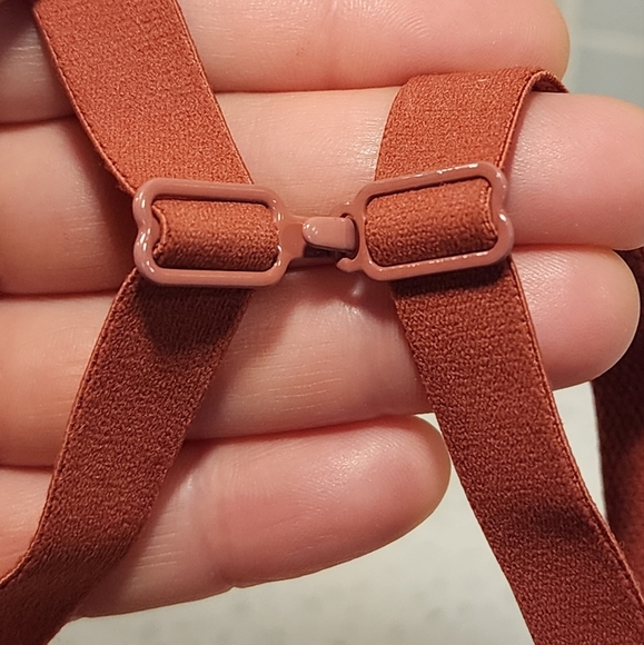 La Senza Body Kiss Plunge Bra - burnt orange - Picture 6 of 10